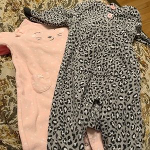 9 months one piece fleece outfit